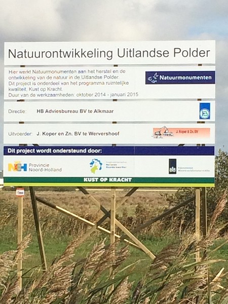 Start Natuurontwikkeling Uitlandse Polder