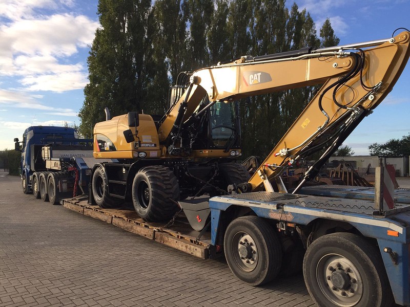 Nieuwe mobiele graafmachine