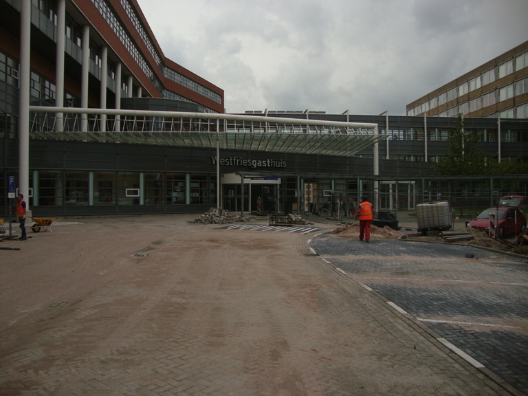 Herinrichting hoofdingang Westfries Gasthuis